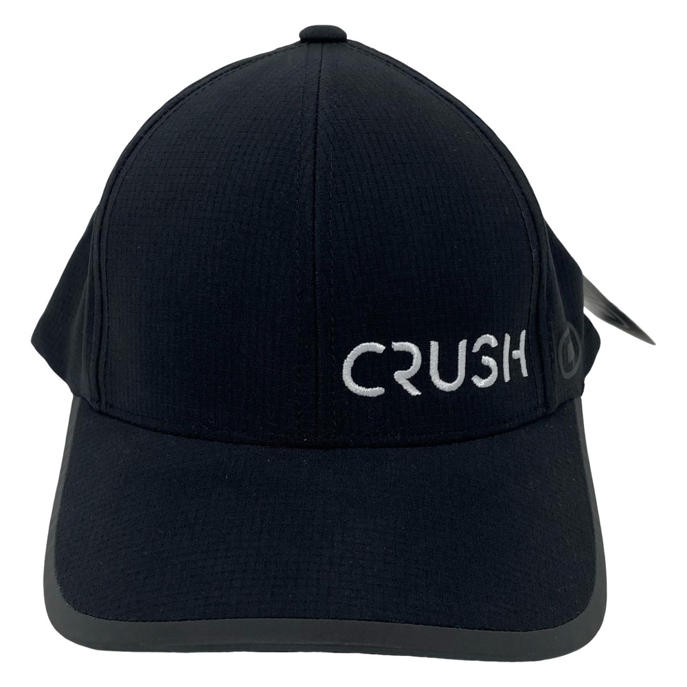 OGIO Crush Performance Hat Mens Black Adjustable Strapback Golf Cap New‎